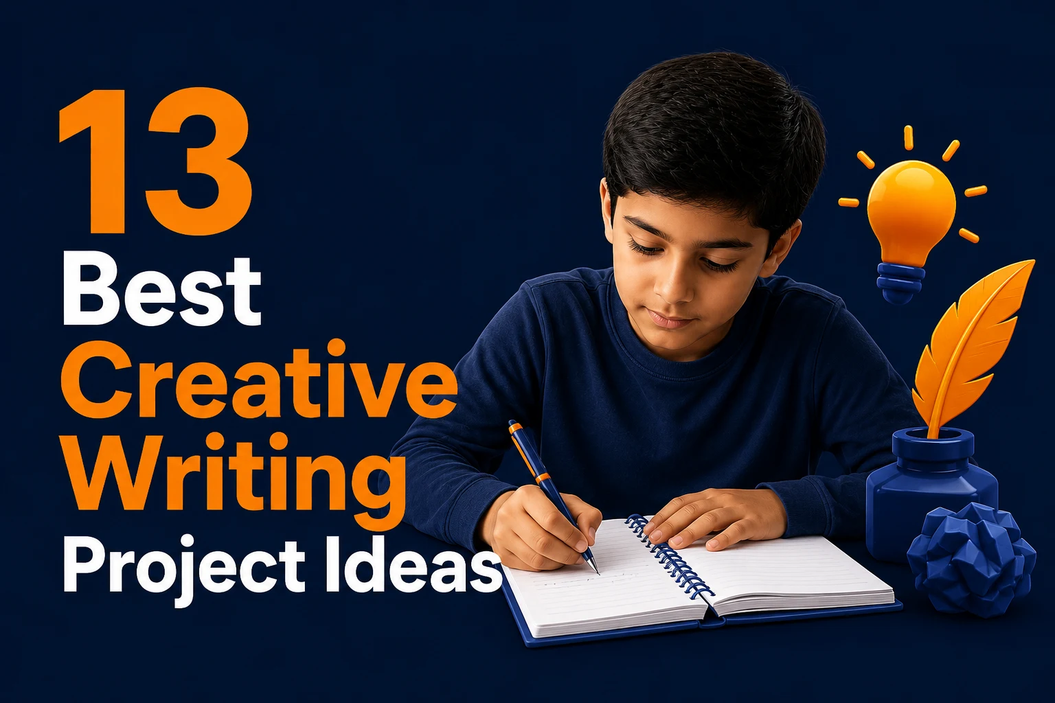 Learn ceative writing project ideas with oratrics