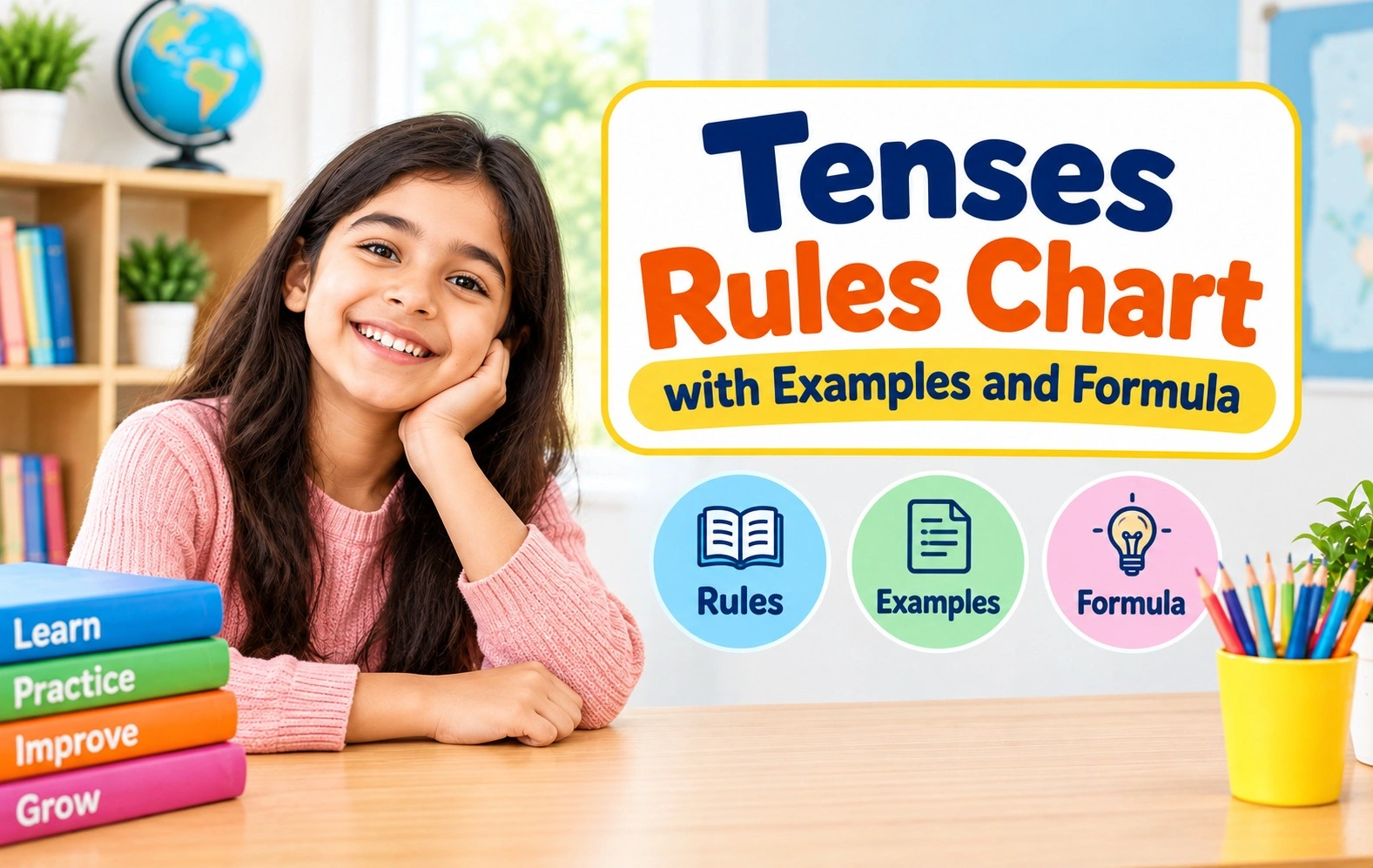 What is tenses rules chart for students and How is it important?