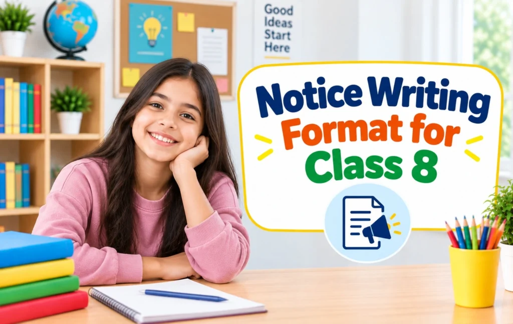 Notice writing format for class 8 - Oratrics