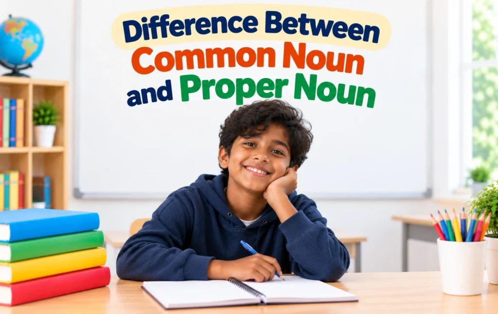 What is the difference between common noun and proper noun ? - Oratrics