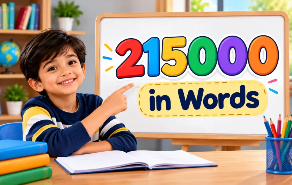215000 in Words: Two Hundred Fifteen Thousand (Indian & International System, Expanded Form