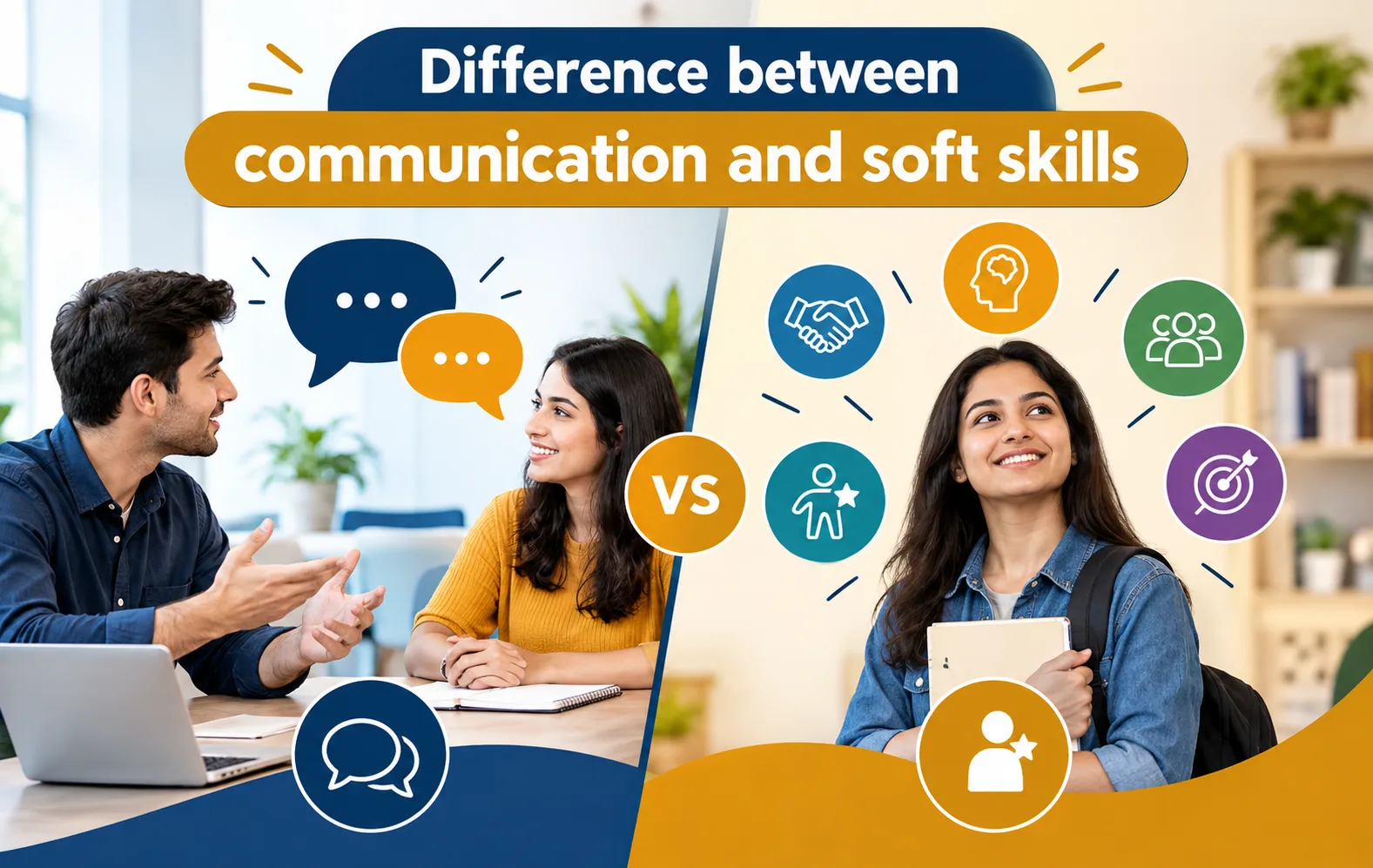 What is the difference between communication and soft skills - Oratrics
