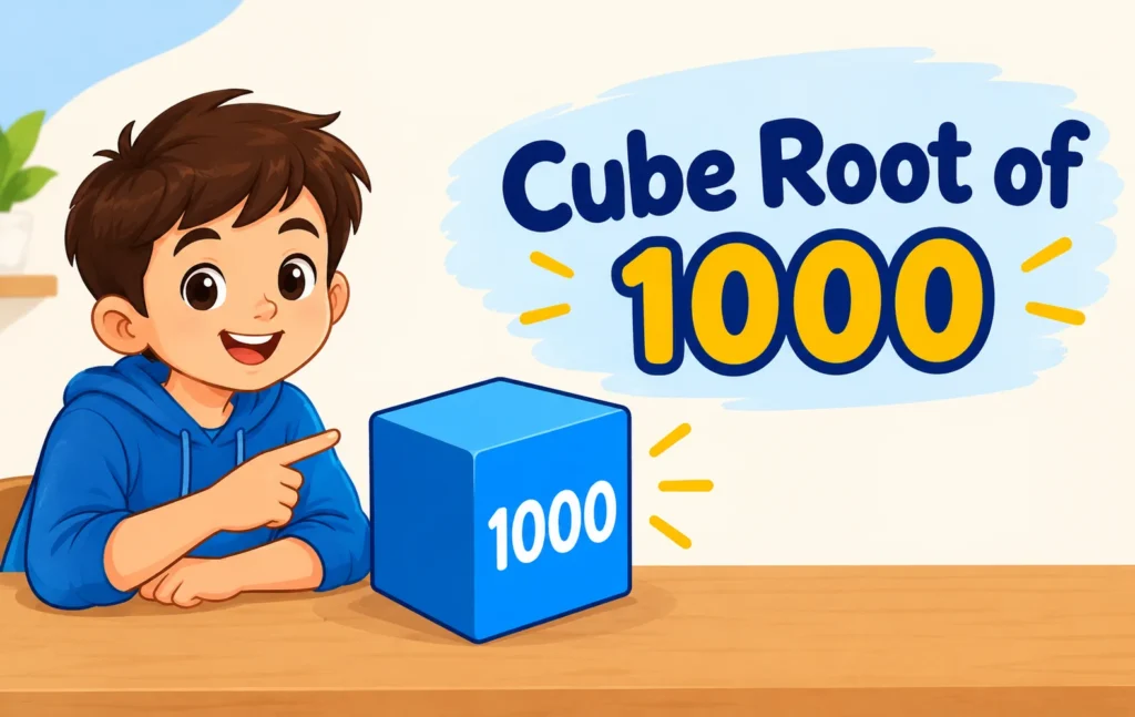 Cube Root of 1000 with Value and Methods