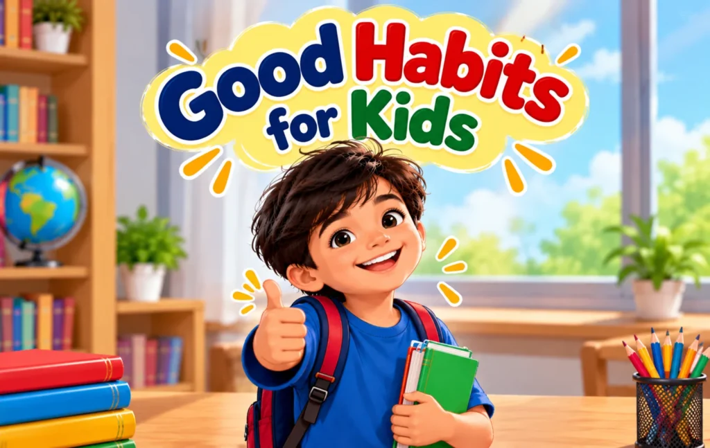 10 Good Habits for Kids Chart for Class 1 and 2 (Simple Daily Guide for Parents and Teachers)