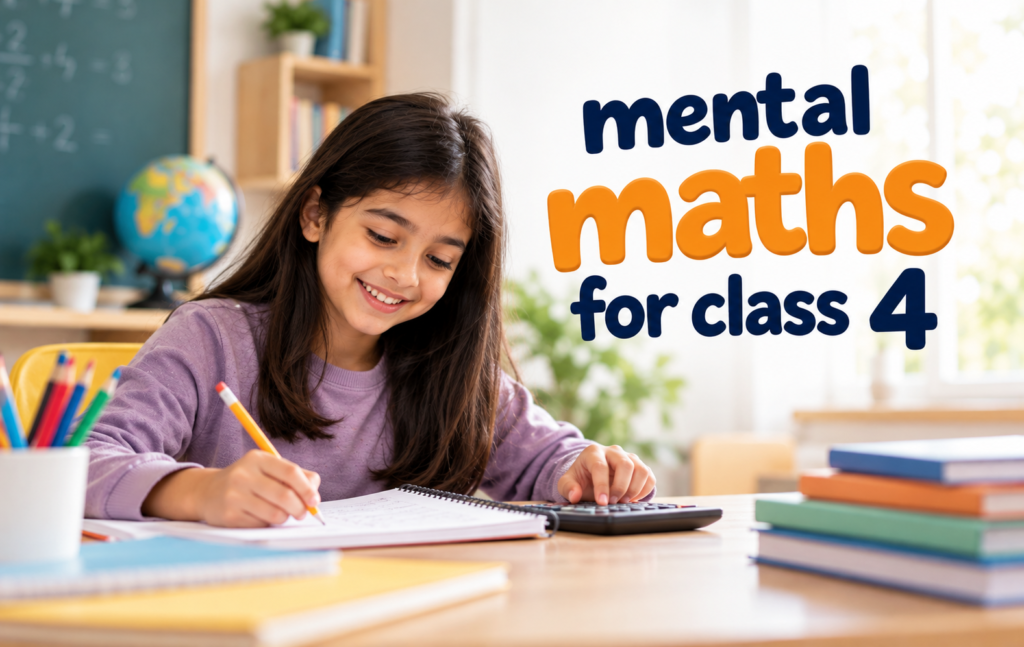 Mental maths for class 4 students to develop faster calculations, number sense, and problem-solving skills.