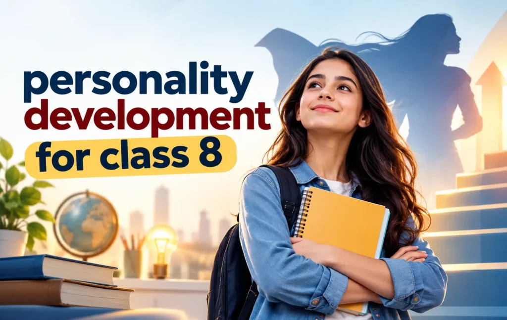 Personality development for class 8 students focusing on confidence, communication skills, leadership, and personal growth.