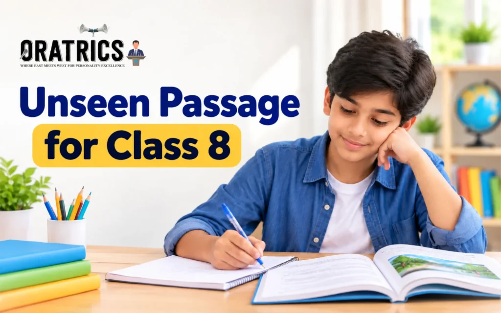 Reading Comprehension & Unseen Passage for Class 6 with Answers