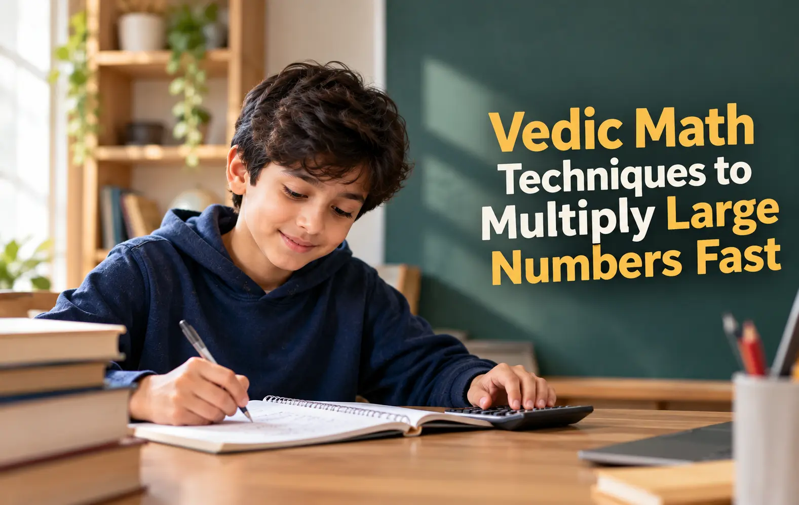 Vedic Math techniques to multiply large numbers quickly using simple mental math methods