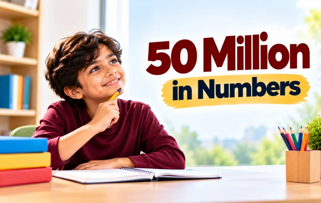 how to write 50 million in numbers and words - Oratrics