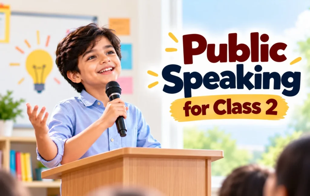 Public Speaking Classes for Class 2 Kids in 2026: Best Course for Grade 2 Students