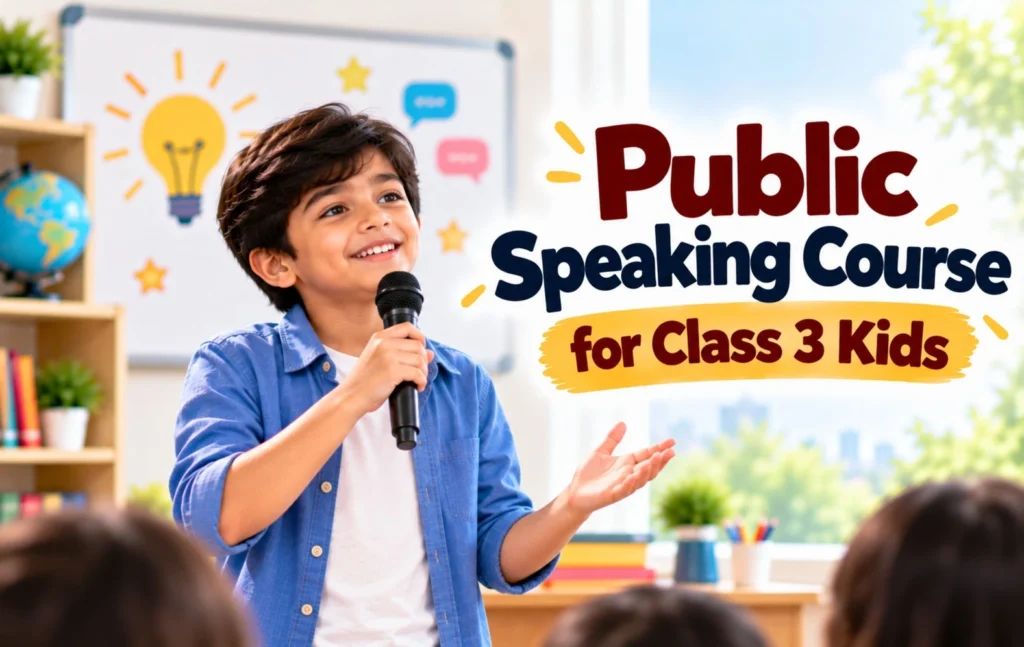 Complete gudie for public speaking course for class 3 kids - Oratrics