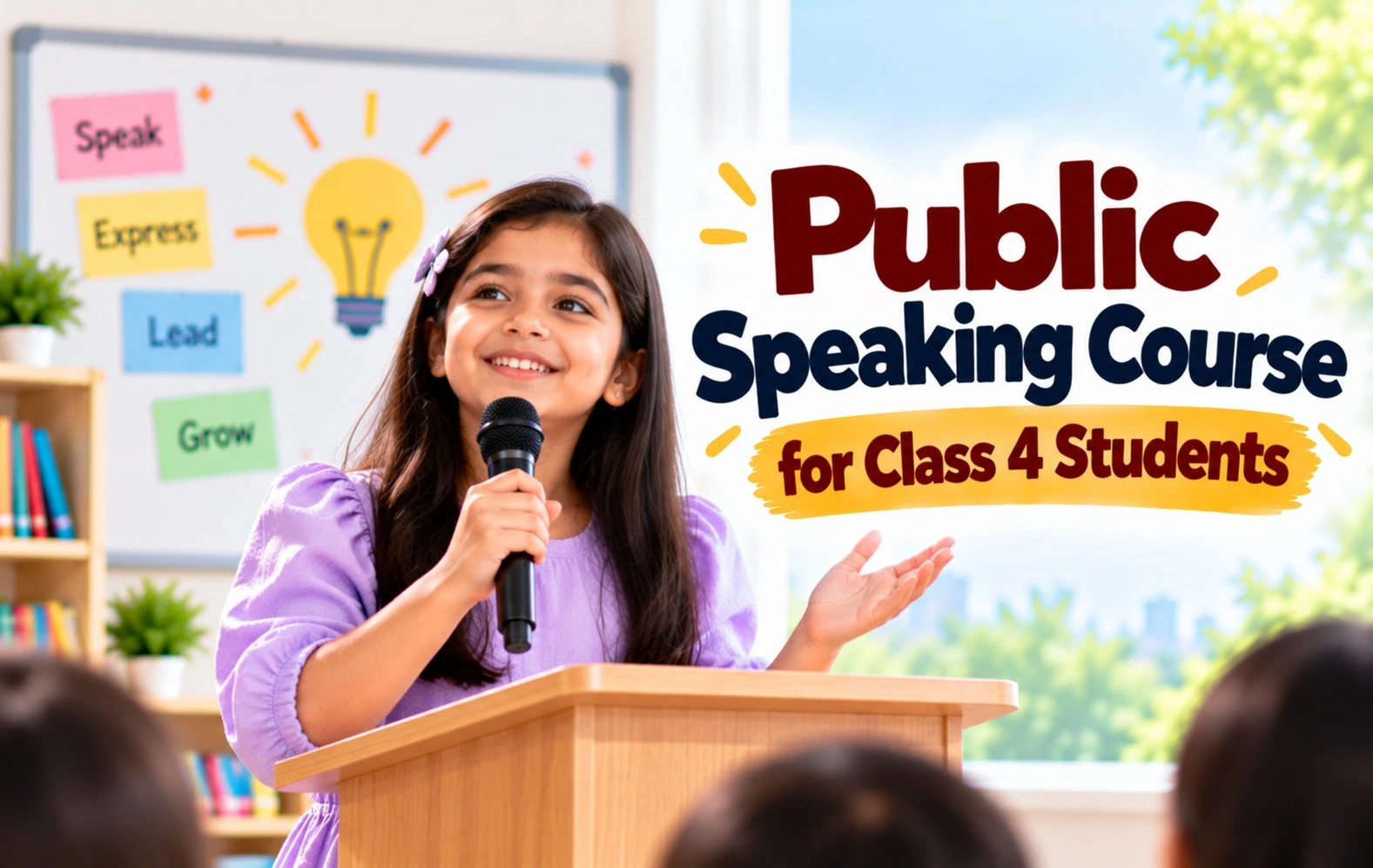 Best Public speaking course for class 4 students - Oratrics