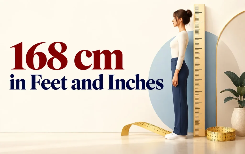 What Is 168 cm in Feet and Inches?