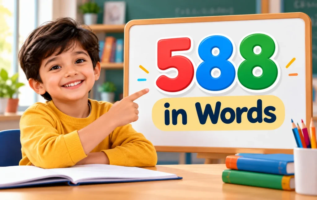 How to Write 588 in Words: Place Value Chart, Expanded Form